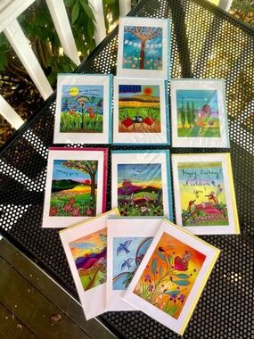 Lori Portka Greeting Card Bundle ~ Set ~10 Individually Wrapped Cards/Envelopes